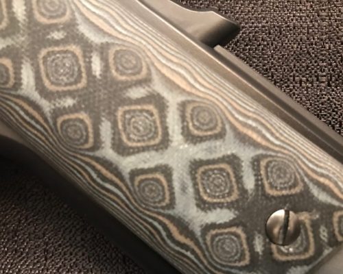 460 Rownland Firearm pistol grip close shot